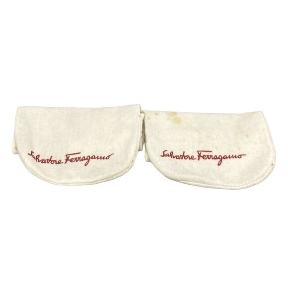 Salvatore Ferragamo-Beige Brown Dark Brown Unborn Calf Leather Pumps 132-081425 - Picture 10 of 10